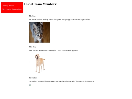 StaffPage screenshot