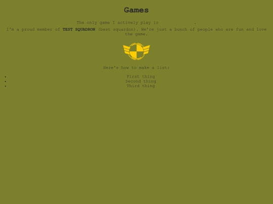 games screenshot
