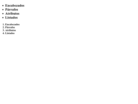 listados screenshot
