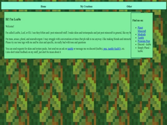 index screenshot