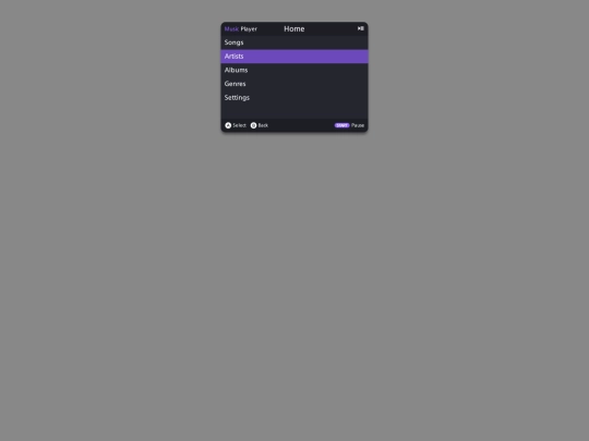 music-prototype screenshot