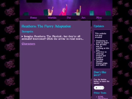 worlds/heathers_the_furry_adaptation/synopsis screenshot