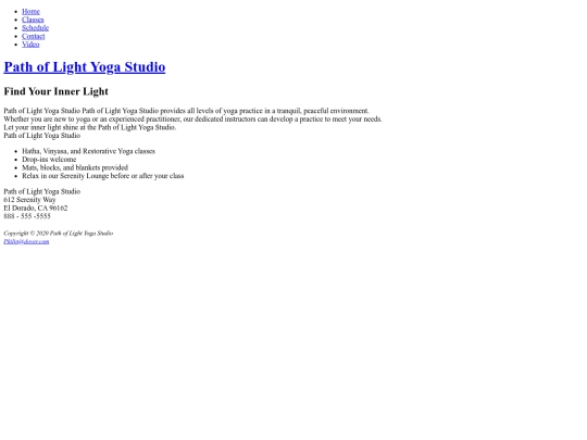 index screenshot
