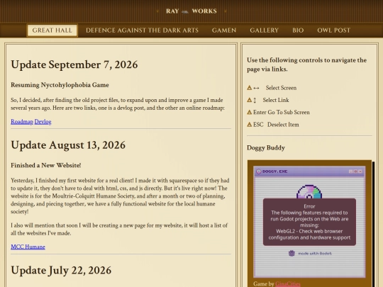 pages/home screenshot