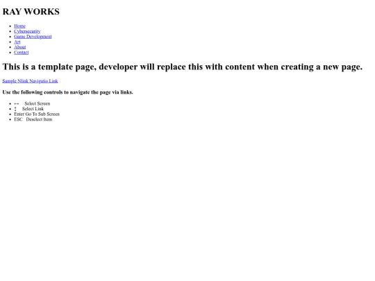 pages/template screenshot
