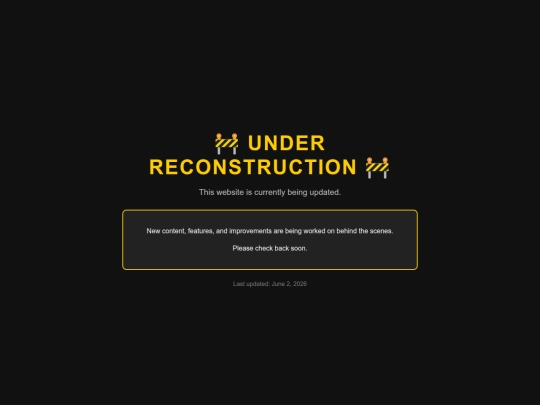 under-reconstruction screenshot