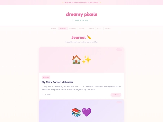 blog screenshot