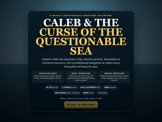 Caleb_and_the_Curse_of_the_Questionable_Sea screenshot