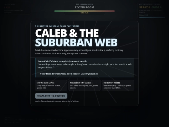 Caleb_and_the_Suburban_Web screenshot