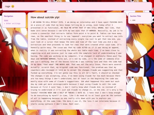 mywriting-sites/rants screenshot