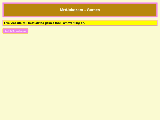 Games screenshot