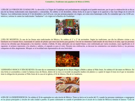 Costumbres y Tradiciones más populares screenshot