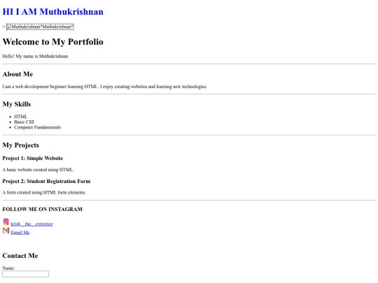 portfolio screenshot