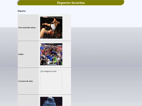 Actividad2/Deportes screenshot