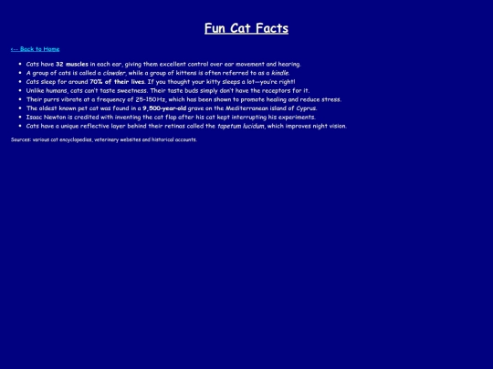 facts screenshot