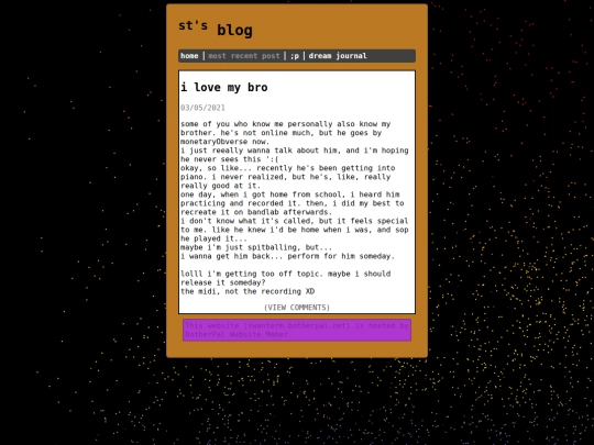 blog/brother screenshot
