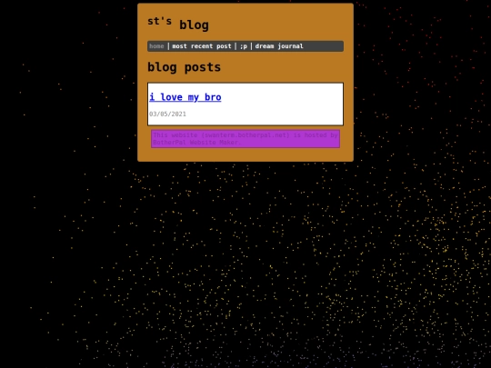 blog/home screenshot