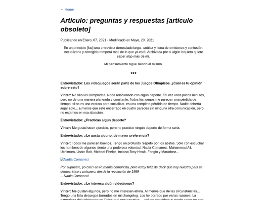 articles screenshot