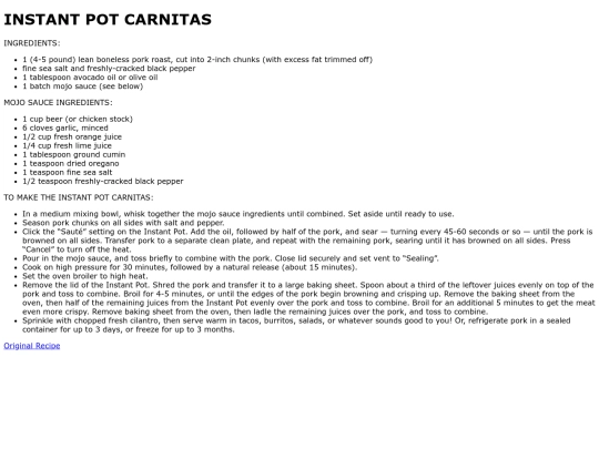 the_recipes/carnitas_instant_pot screenshot