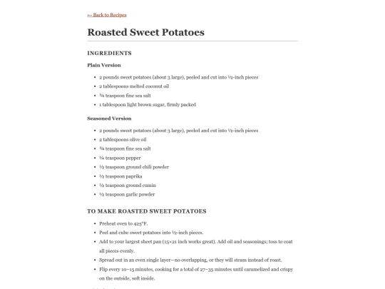 the_recipes/roasted_sweet_potatoes screenshot