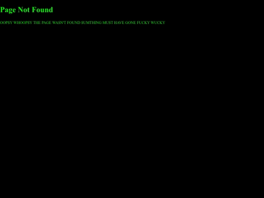not_found screenshot
