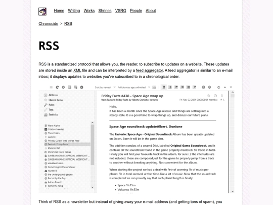 rss screenshot