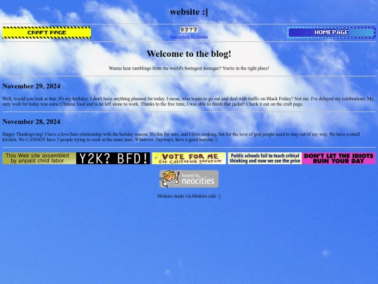 blogpage screenshot