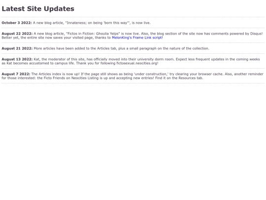 updates screenshot