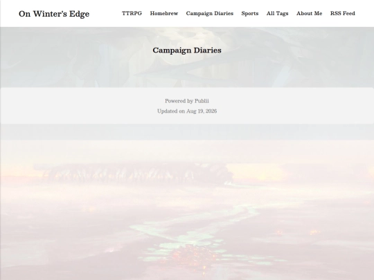campaign-diaries screenshot