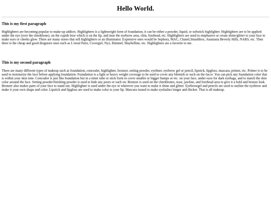 index screenshot