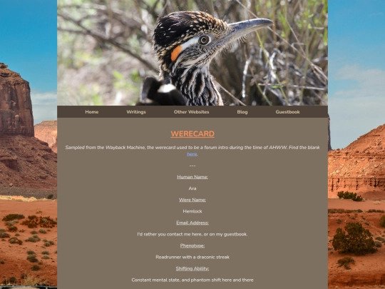 therian/werecard screenshot