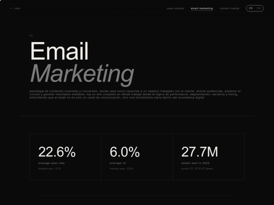 email-marketing screenshot