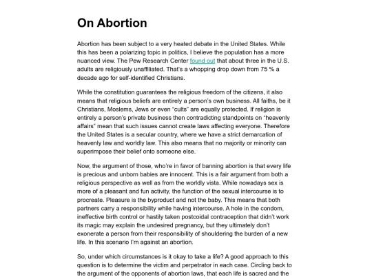 abortion screenshot