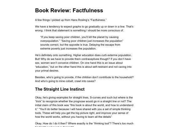 factfulness screenshot