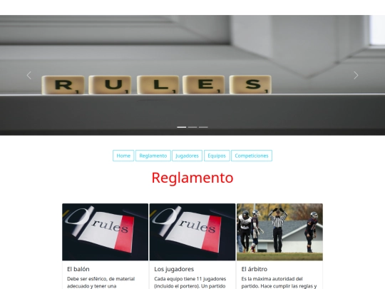 reglamento screenshot