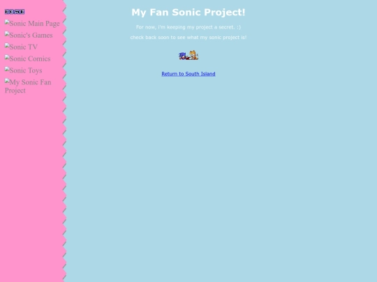 sonic/sonic-fanproject screenshot