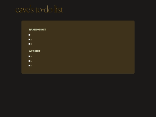 todo screenshot