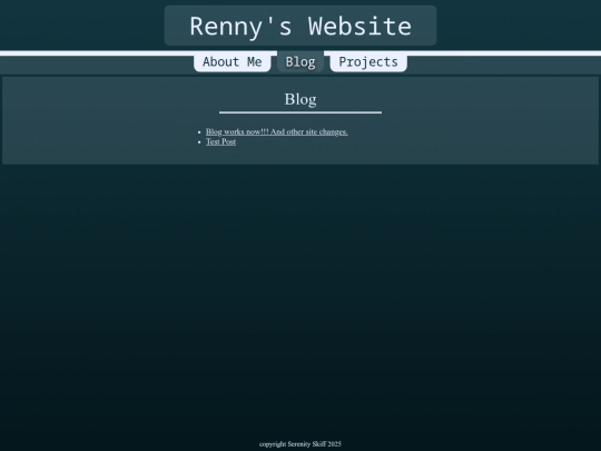 pages/blog screenshot