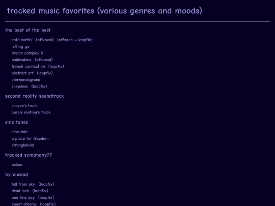 tracked_favorites screenshot