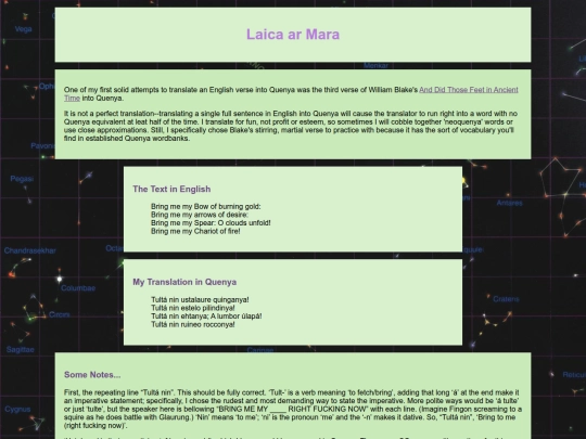 Quenya/laicaarmara screenshot