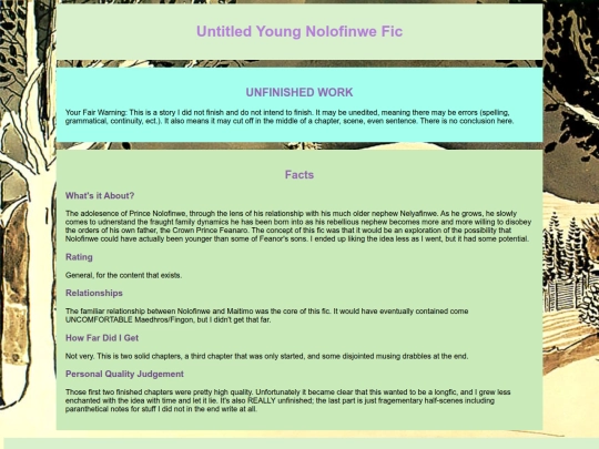 Silmarillion/babynolvo screenshot