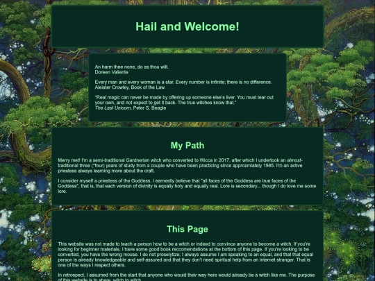 Wicca screenshot