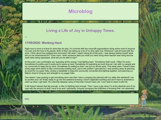microblog screenshot