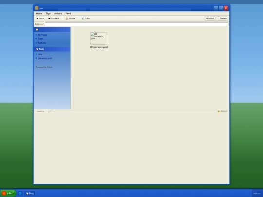 blog/posts screenshot