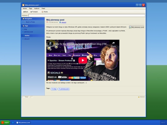 blog/posts/moj-pierwszy-post screenshot