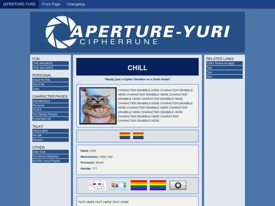 personas/chill screenshot