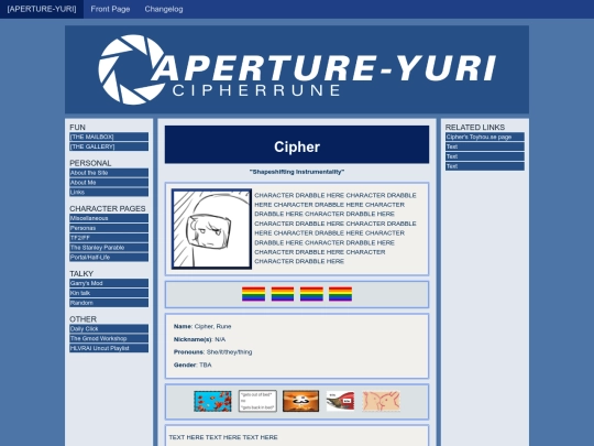 personas/cipher screenshot