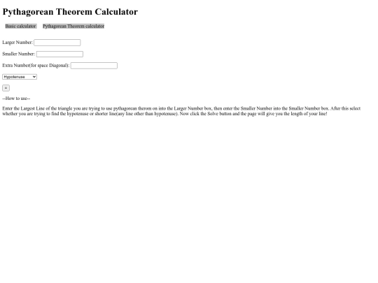 Pythag screenshot