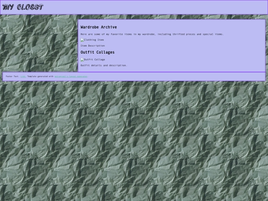 WARDROBE screenshot