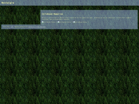 nostalgia screenshot